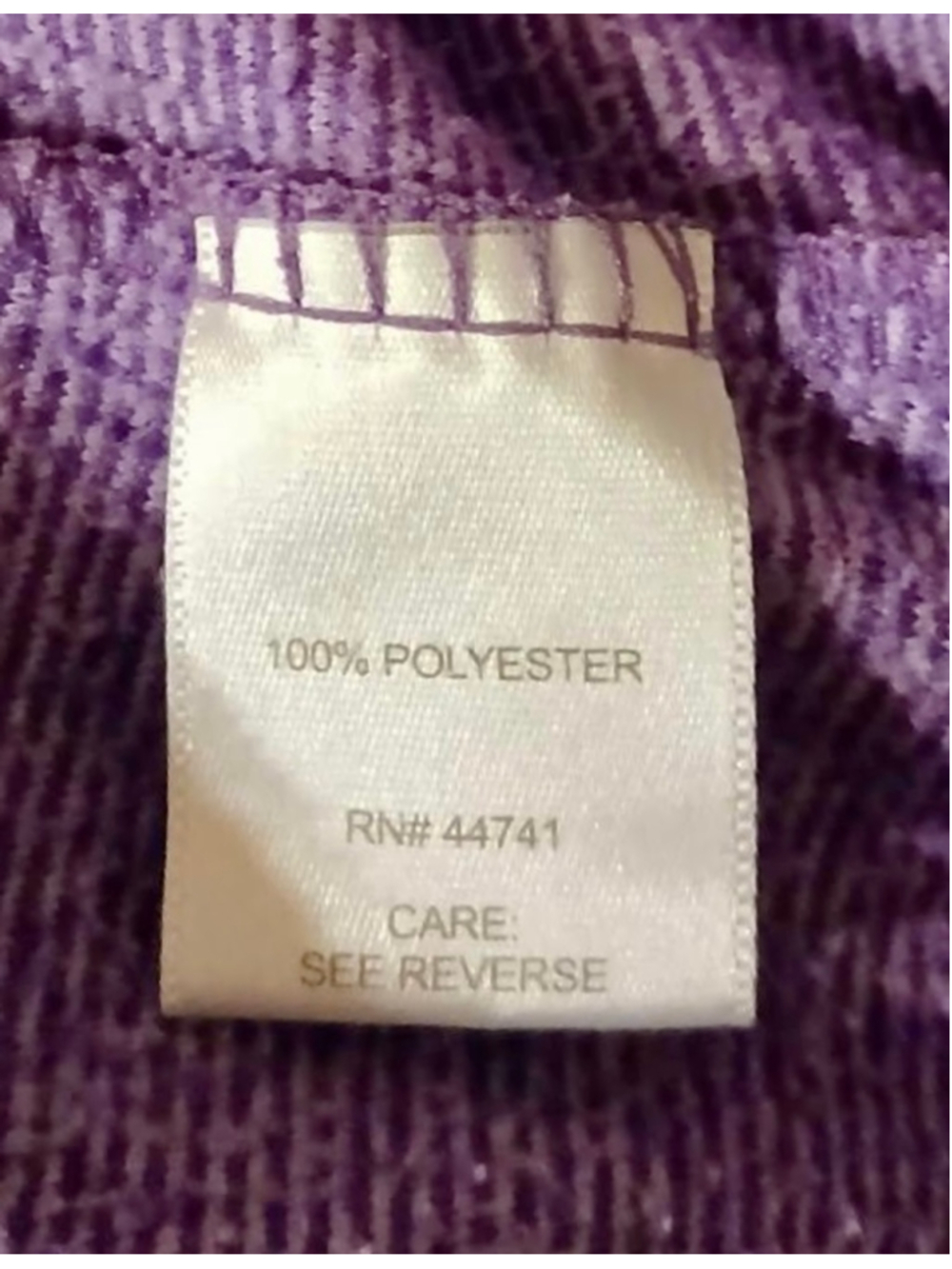 Alpine Design Women's Purple Textured Quarter-Zip Pullover - Size XL - INV458 A8 - Picture 4 of 6
